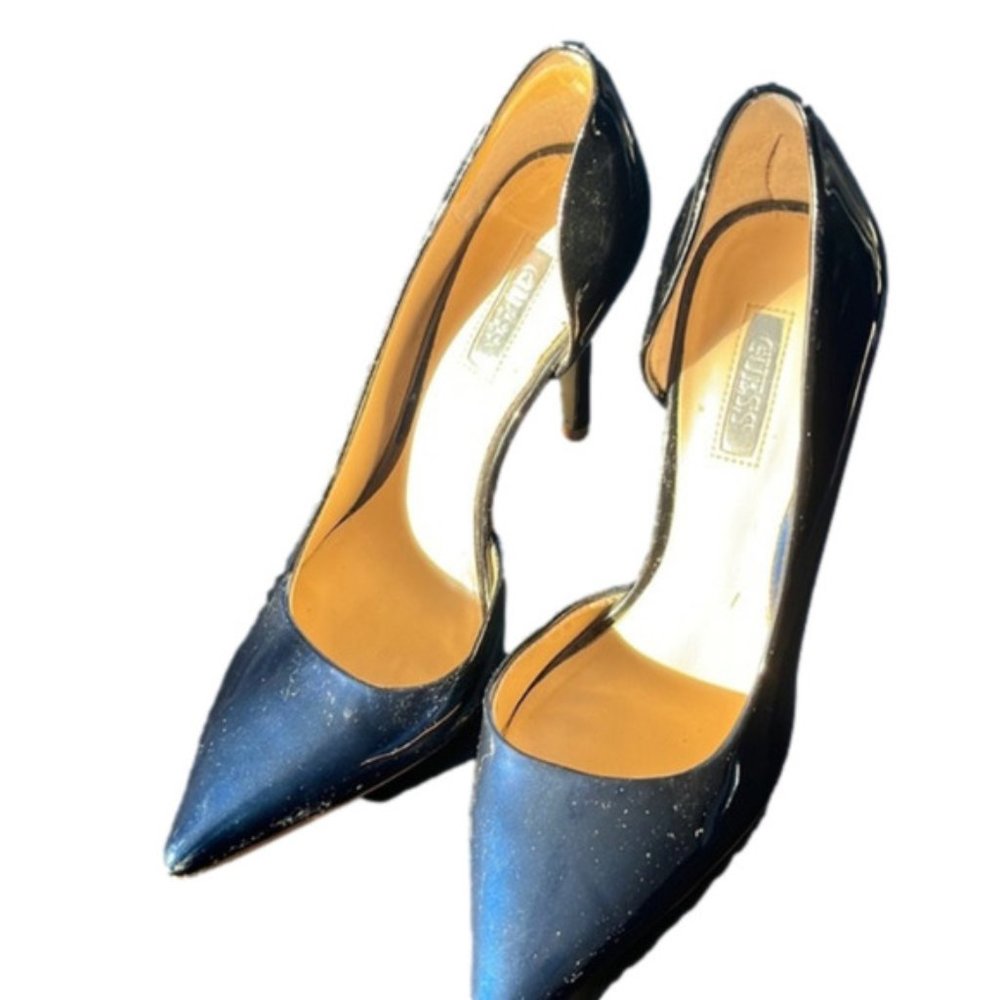 Guess navy ombré patent pumps size 7
